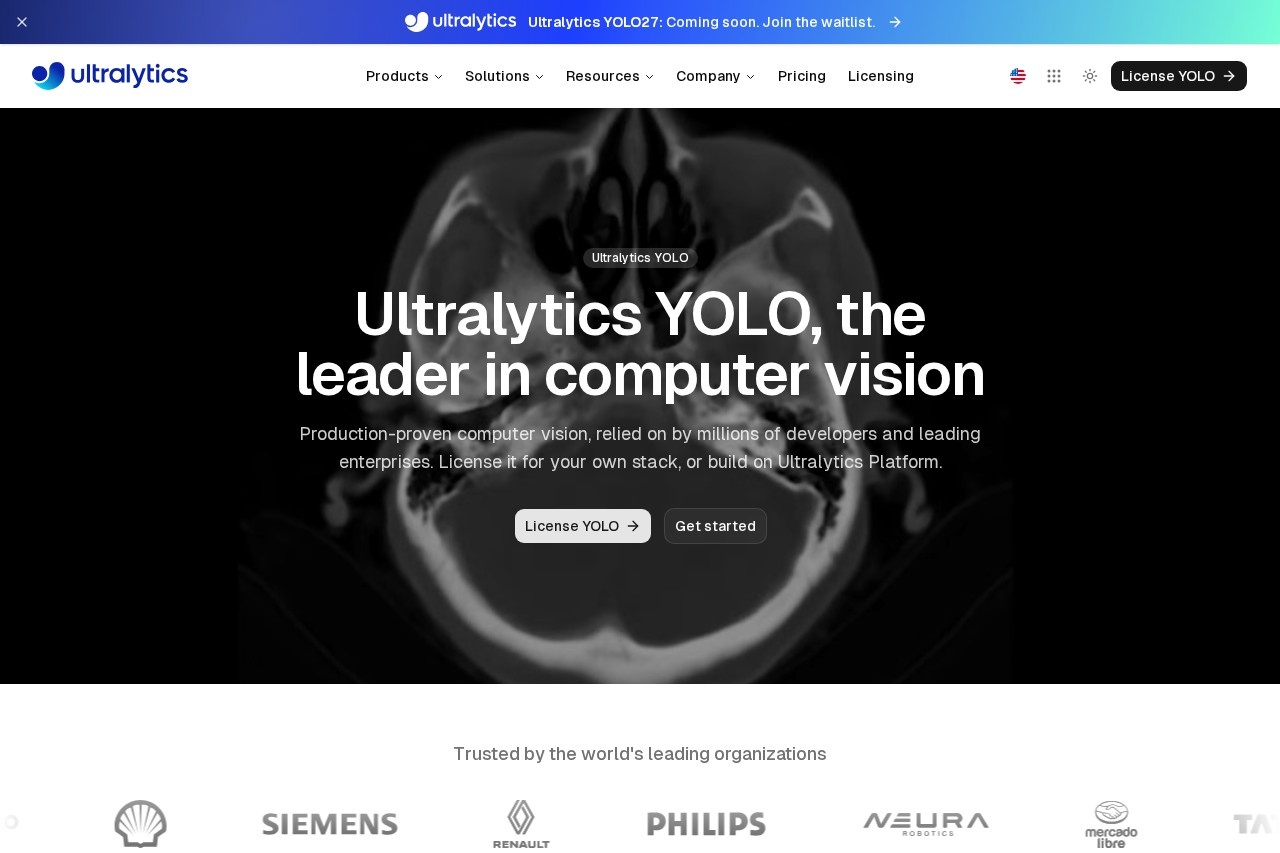 Ultralytics screenshot