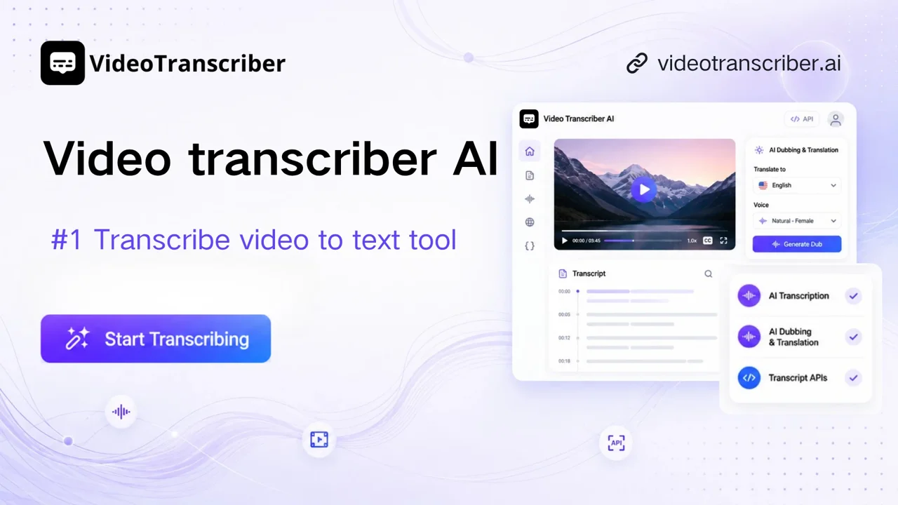 Video Transcriber AI screenshot