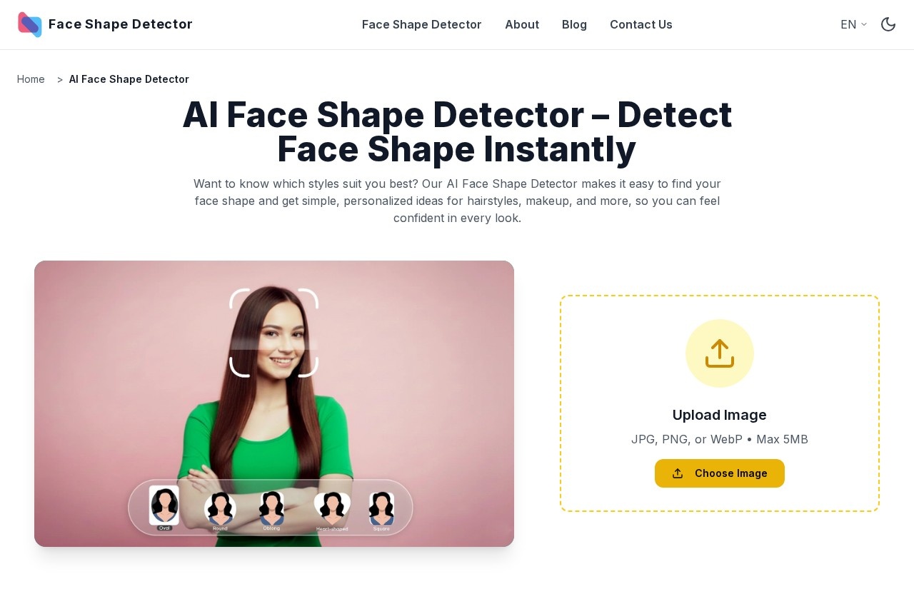 Face Shape Detector screenshot