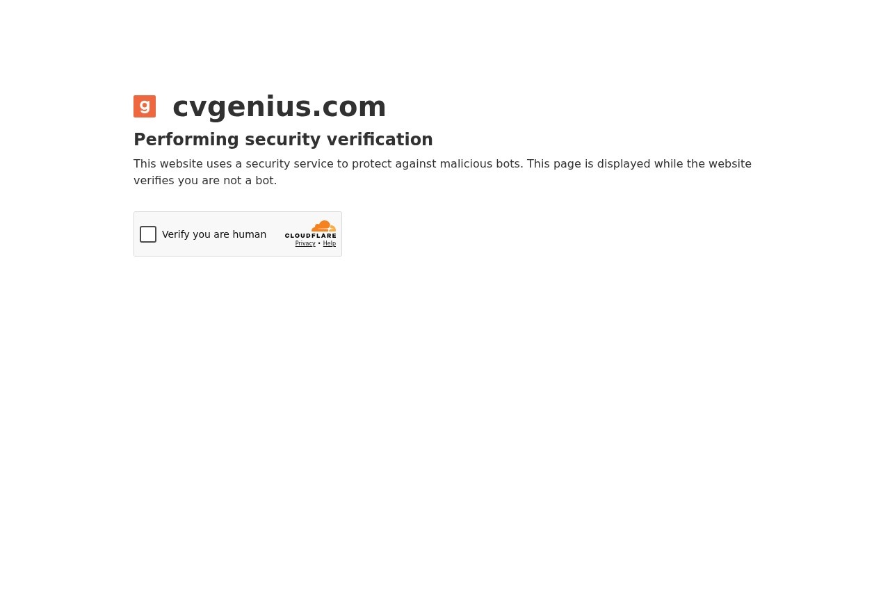 CV Genius 截图