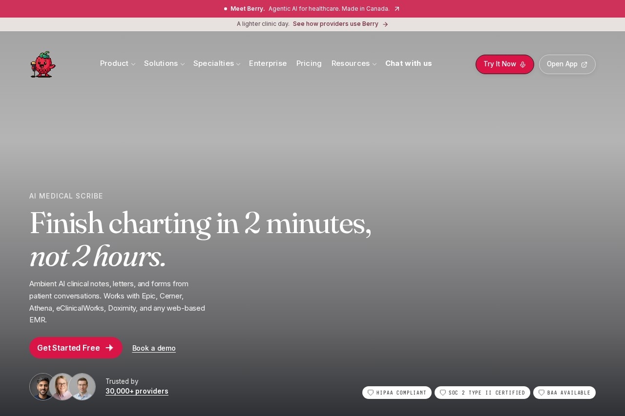 Scribeberry screenshot