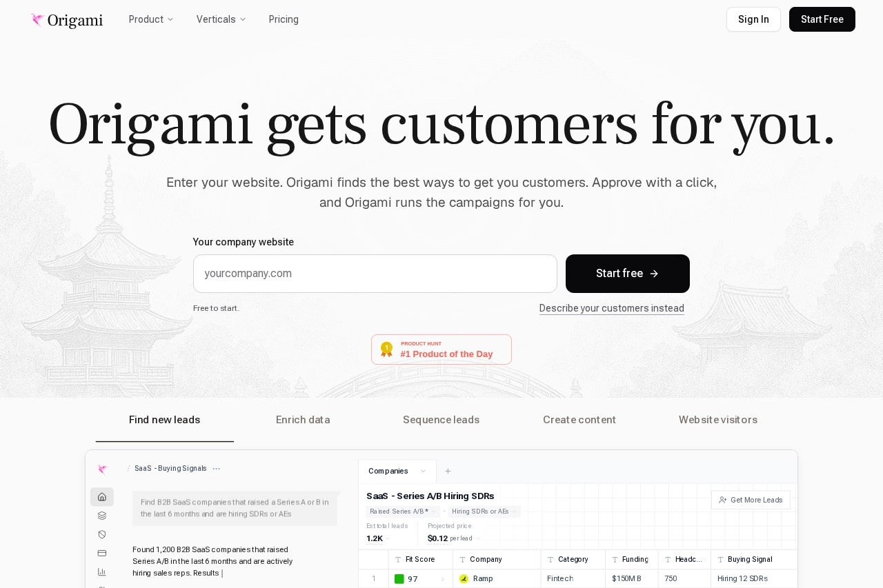 Origami screenshot