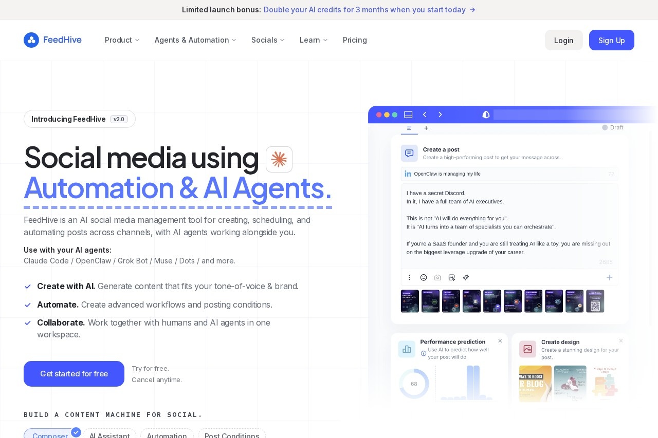 FeedHive screenshot