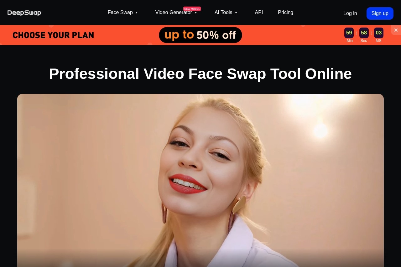 DeepSwap screenshot