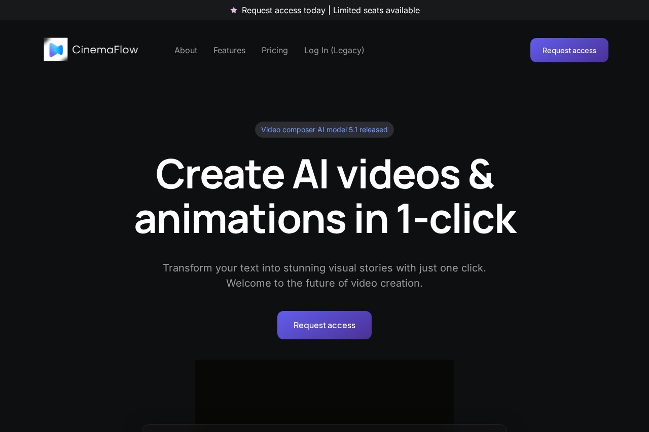 CinemaFlow AI screenshot