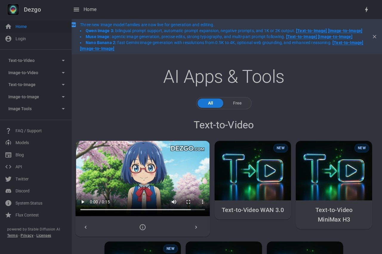 Dezgo screenshot