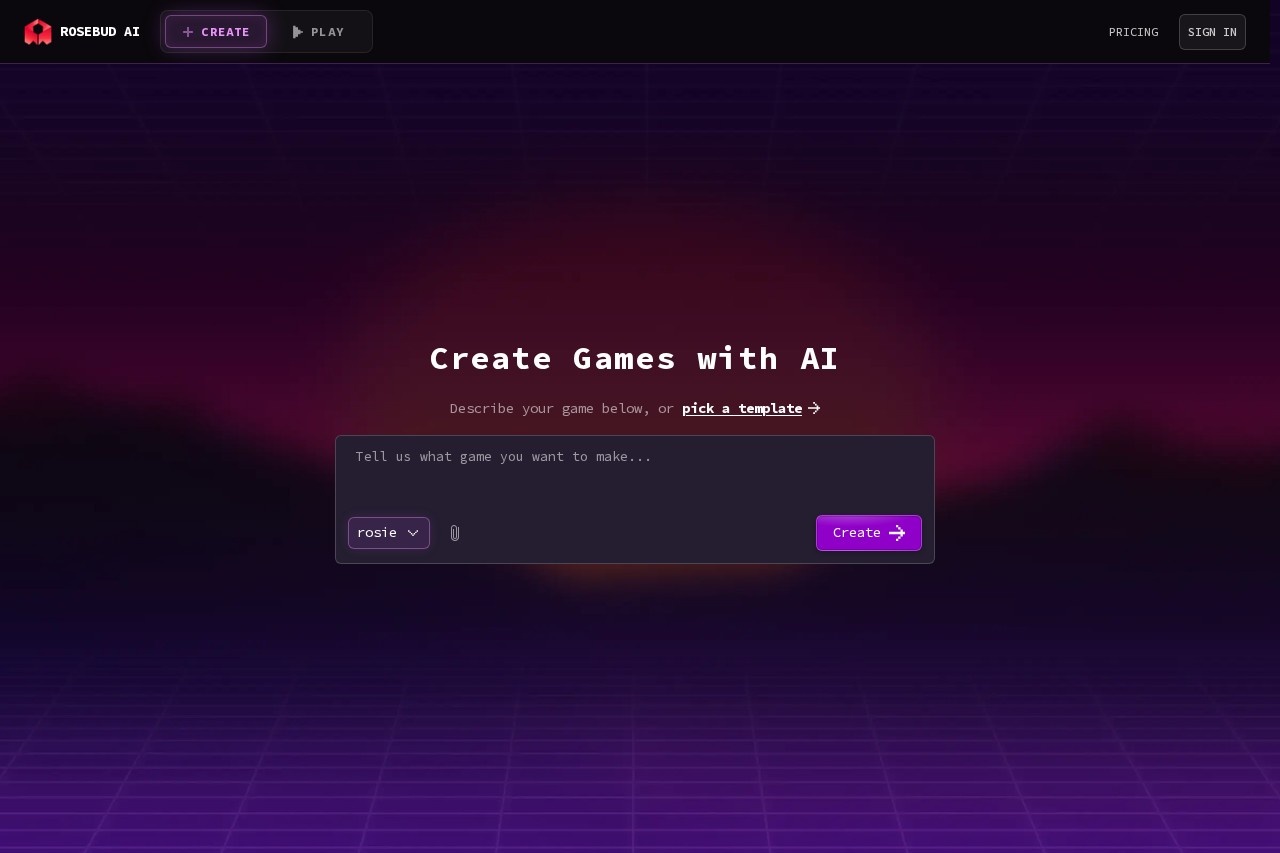 Rosebud screenshot