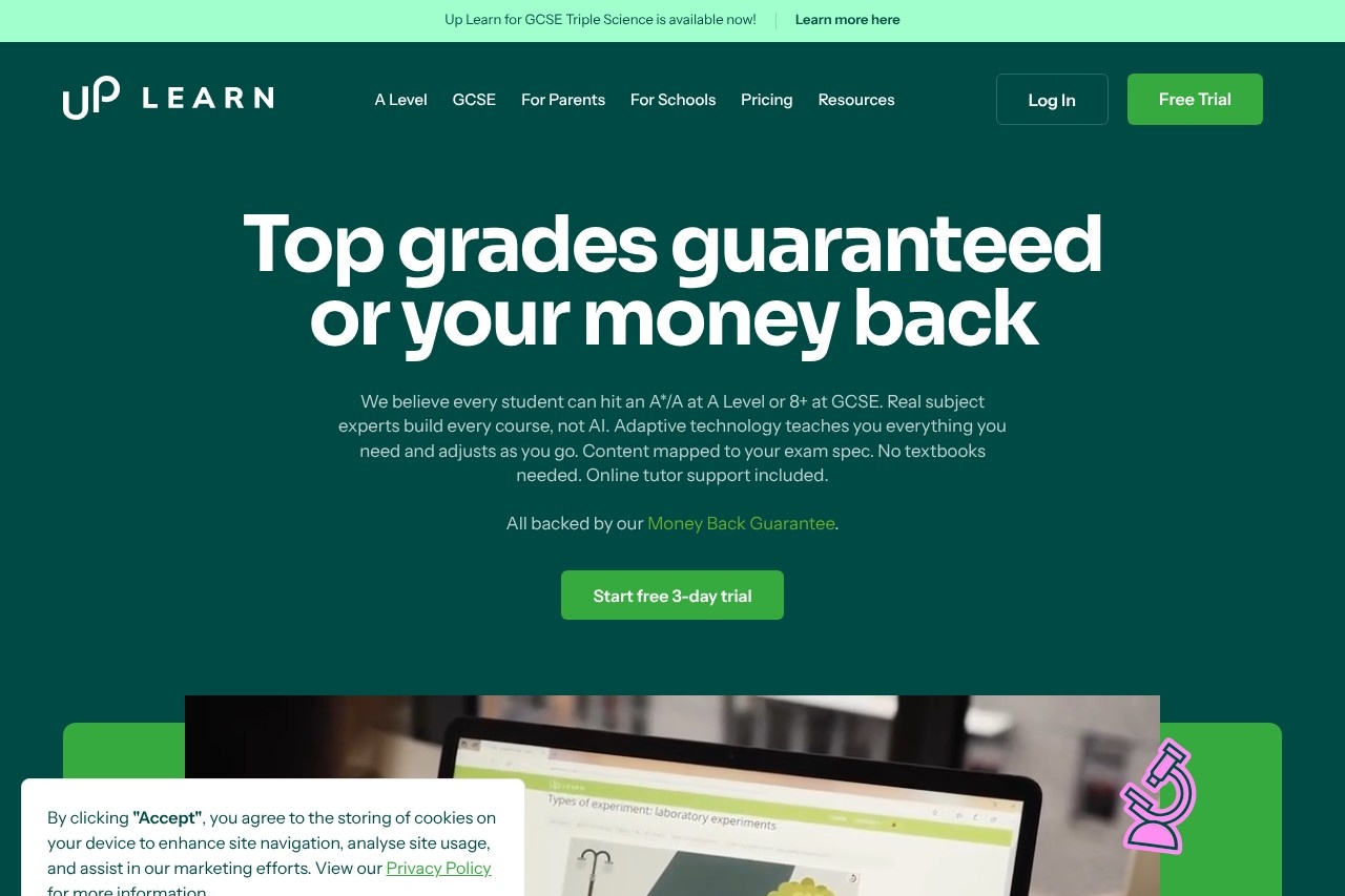 Up Learn screenshot