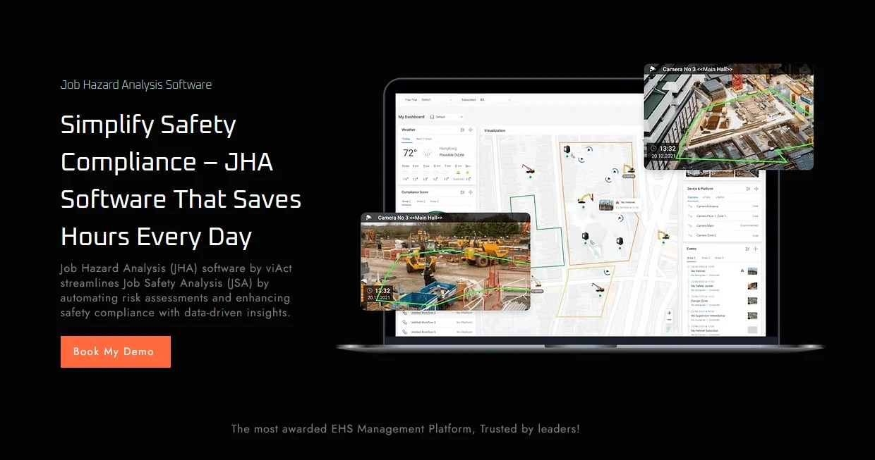 viAct Job Hazard Analysis (JHA) Software 截图
