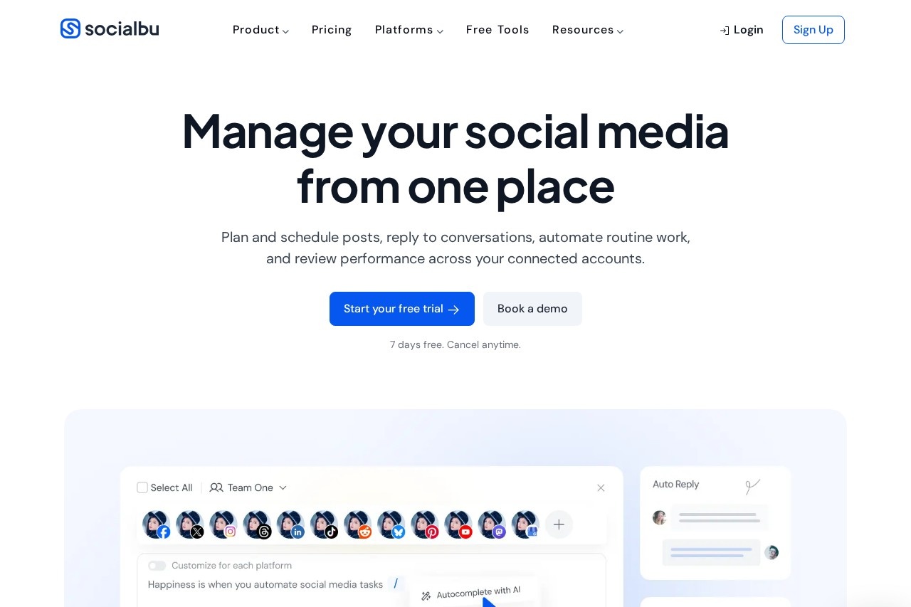 SocialBu screenshot