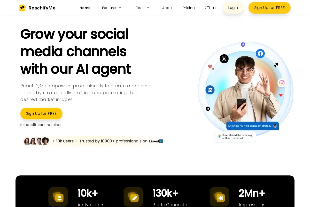 ReachifyMe screenshot