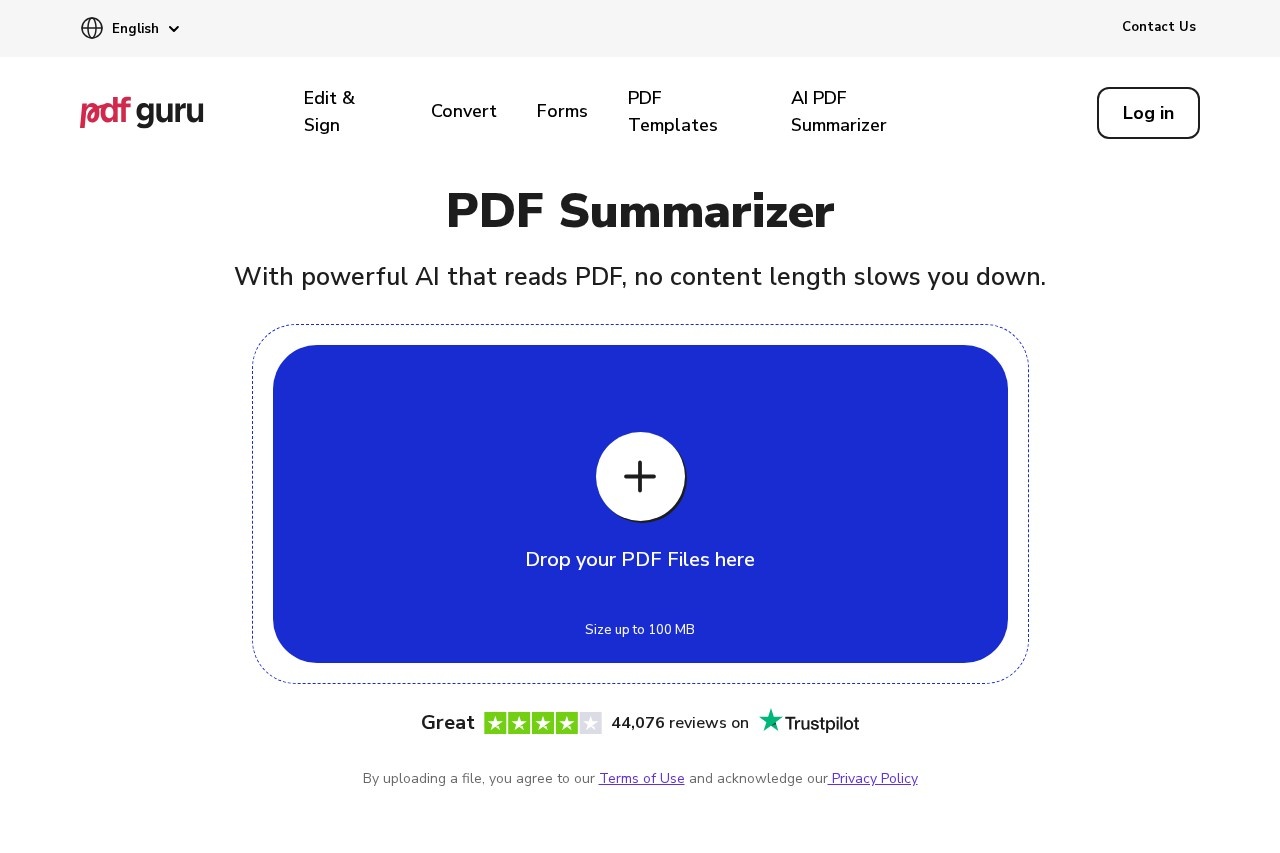 AI PDF Summarizer by PDF Guru screenshot