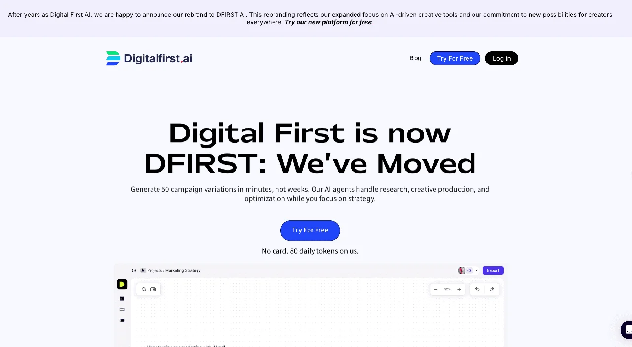DFIRST AI screenshot