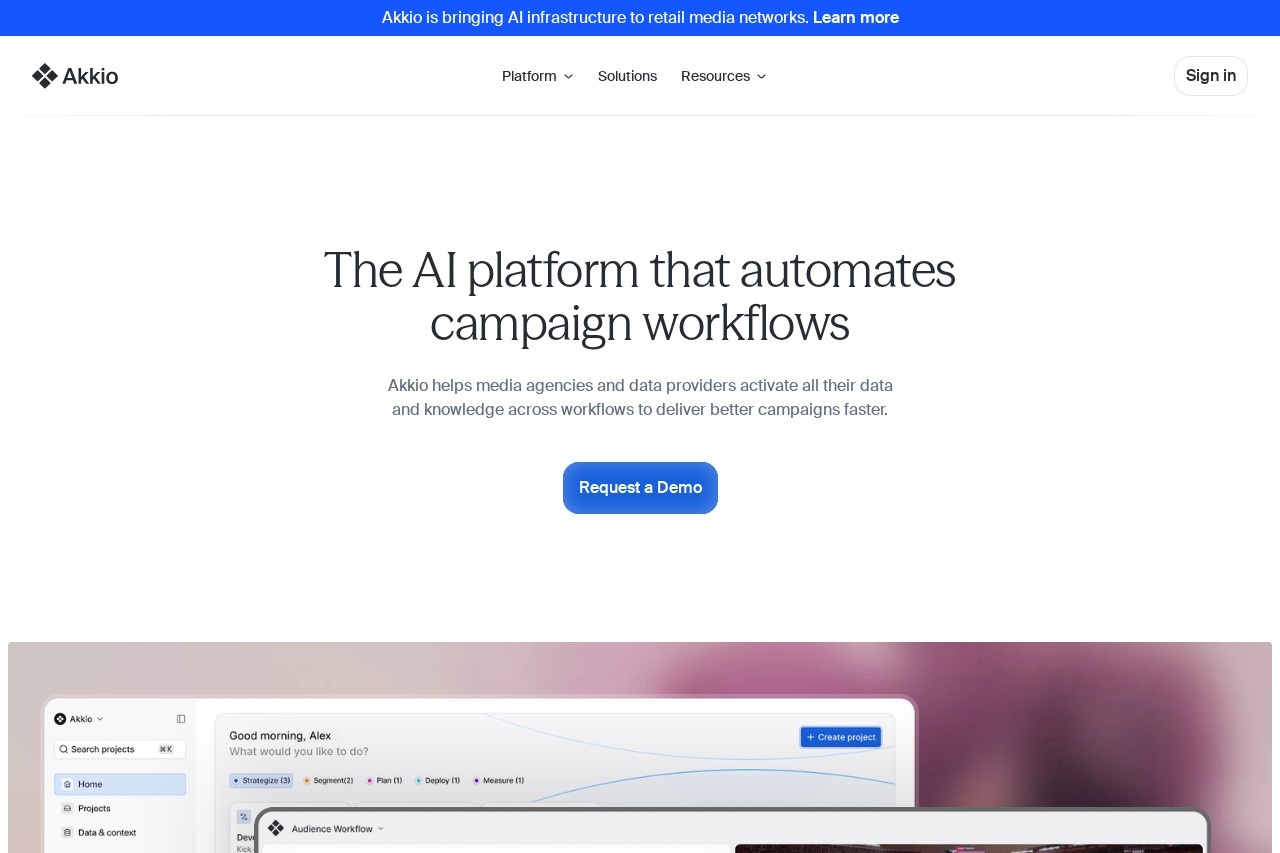 Akkio screenshot