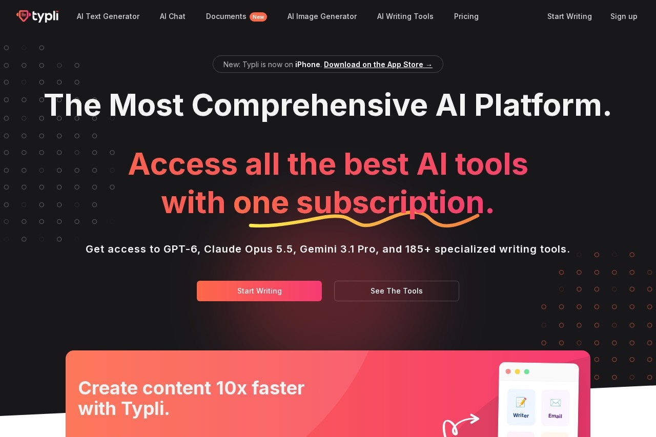 Typli screenshot