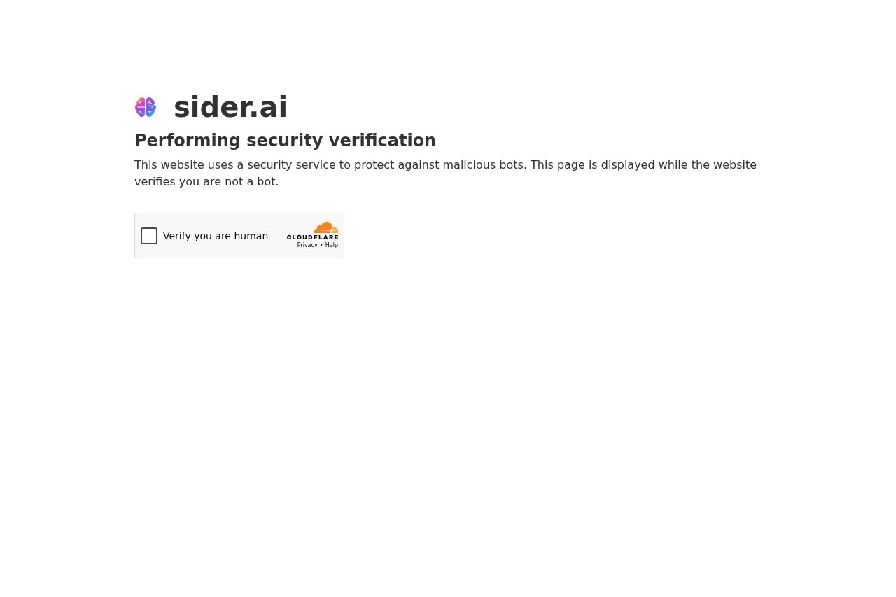 Sider screenshot