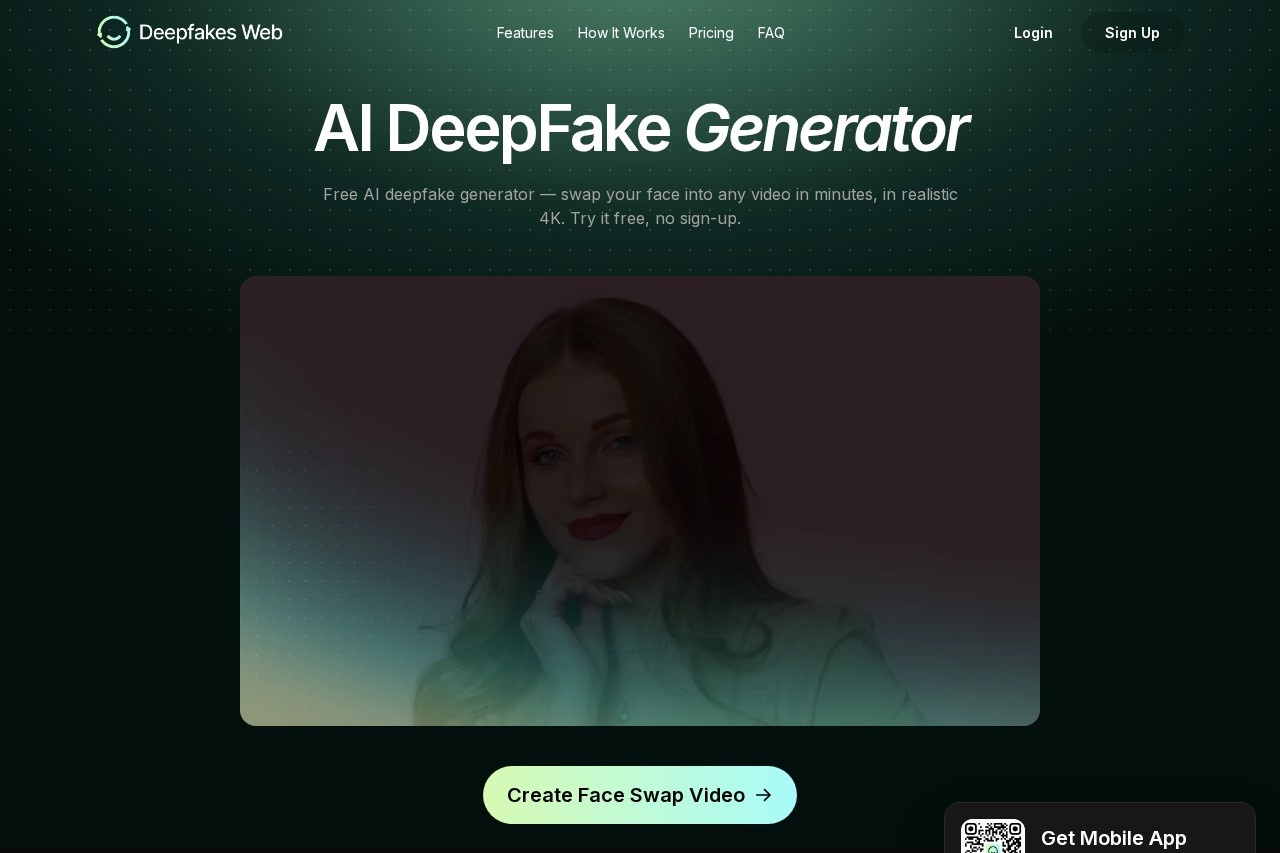 Deepfakes Web 截图