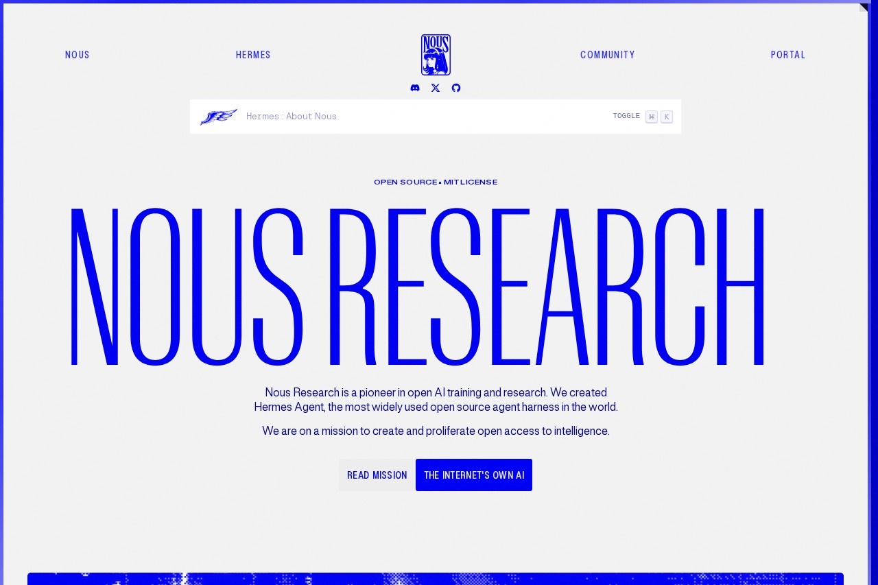 Nous Research screenshot