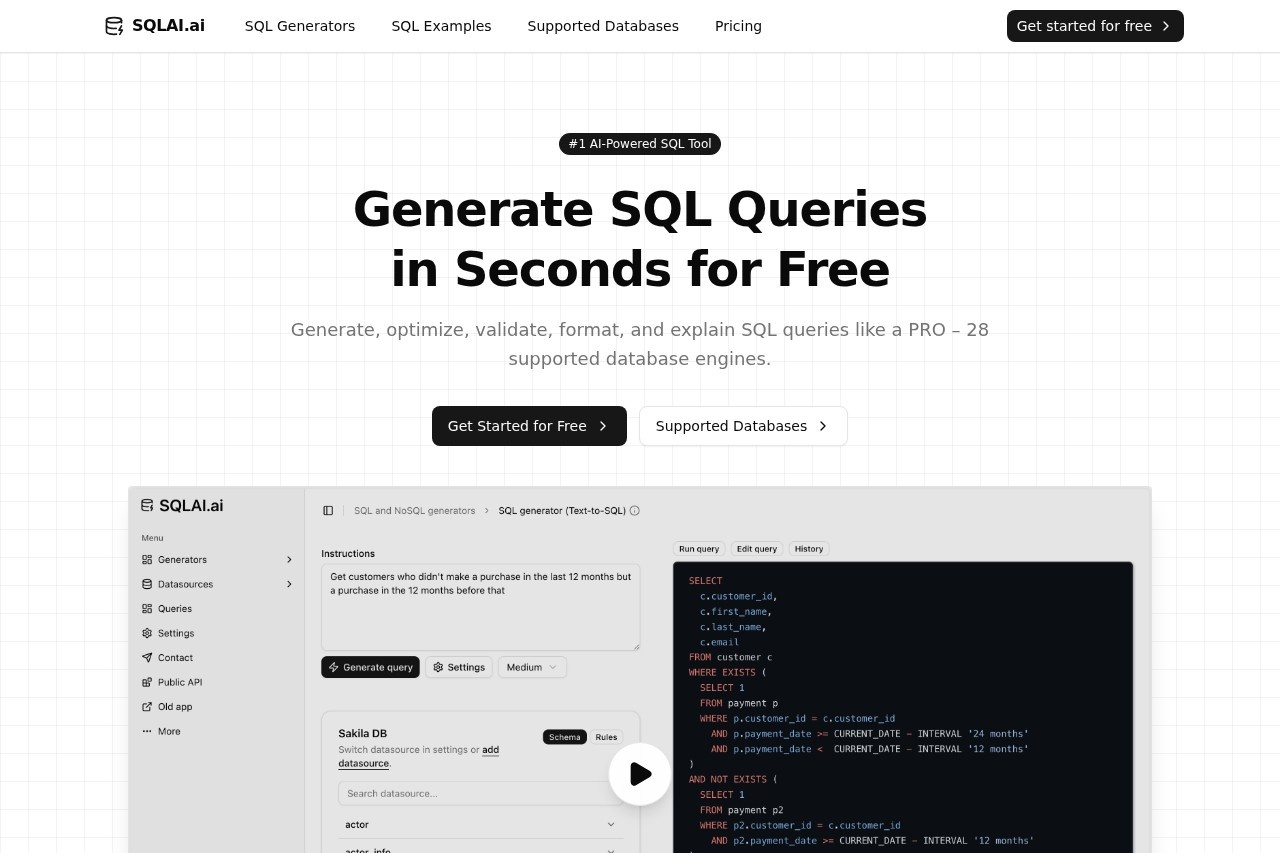 SQLAI.ai screenshot
