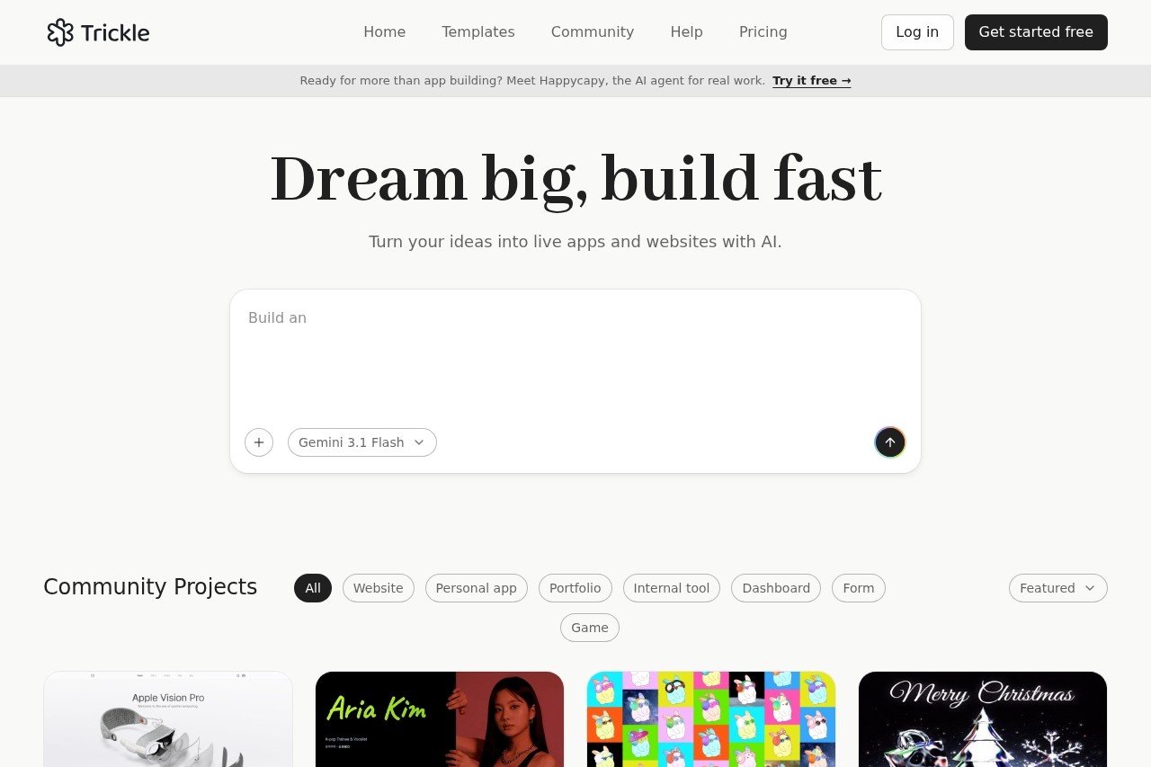 Trickle screenshot