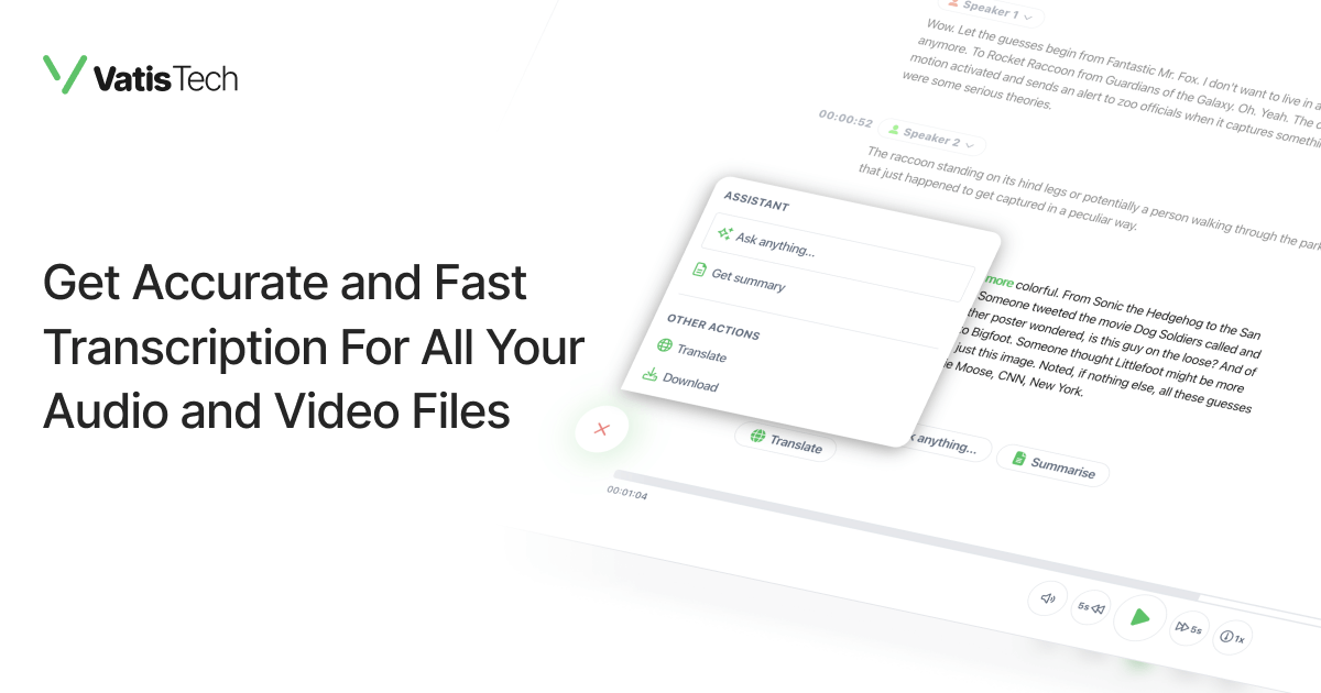 Vatis Tech screenshot