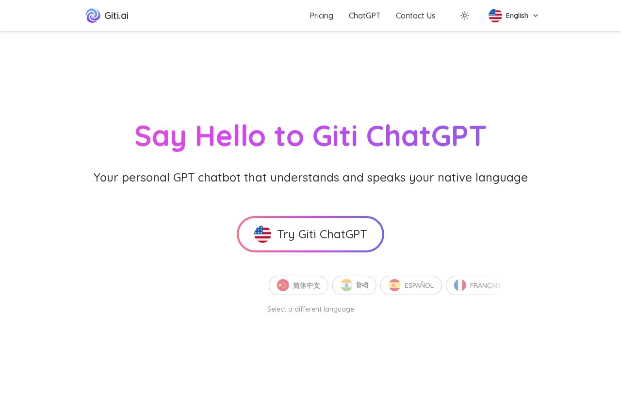 Giti.ai screenshot