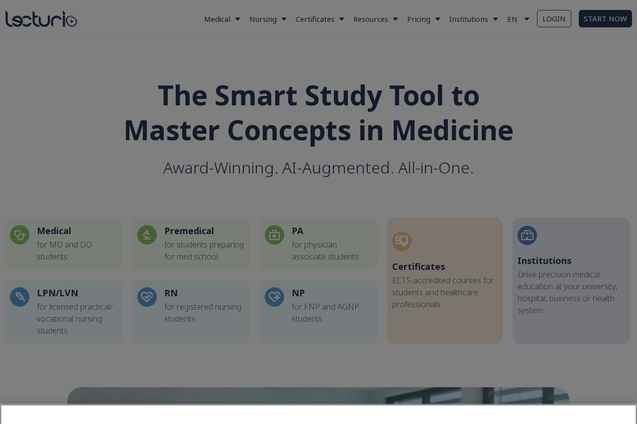 Lecturio screenshot