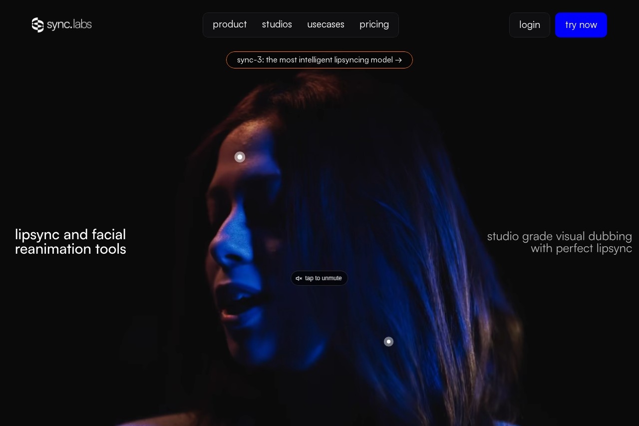 sync. labs screenshot