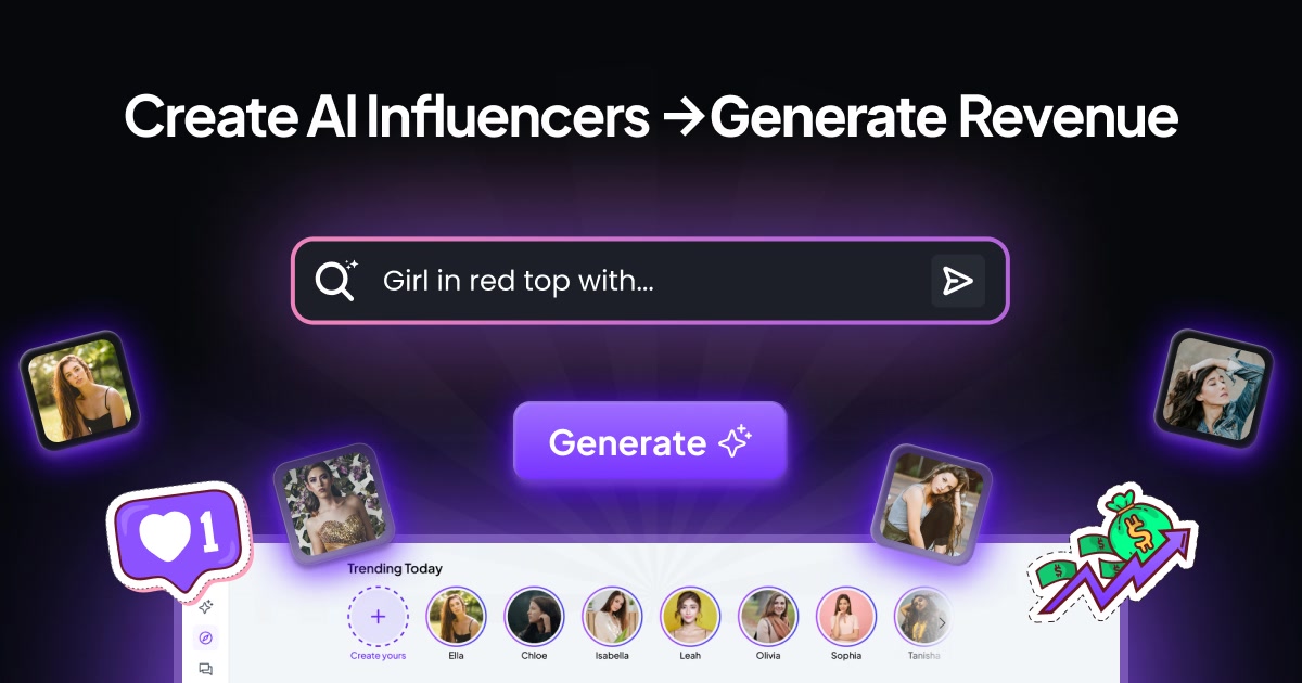 MakeInfluencer.ai 截图