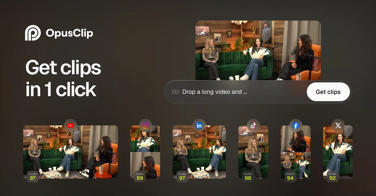 OpusClip Captions screenshot