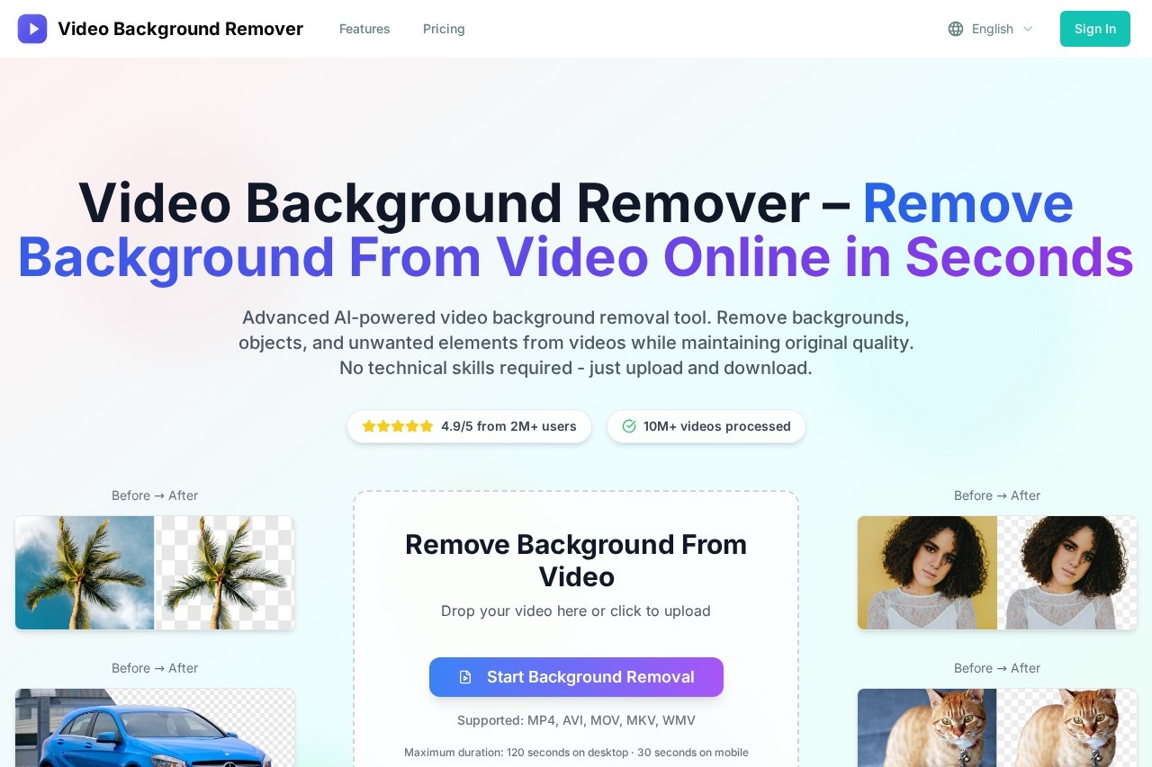 Video BG Remover screenshot