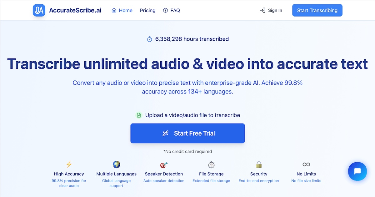 AccurateScribe.ai screenshot