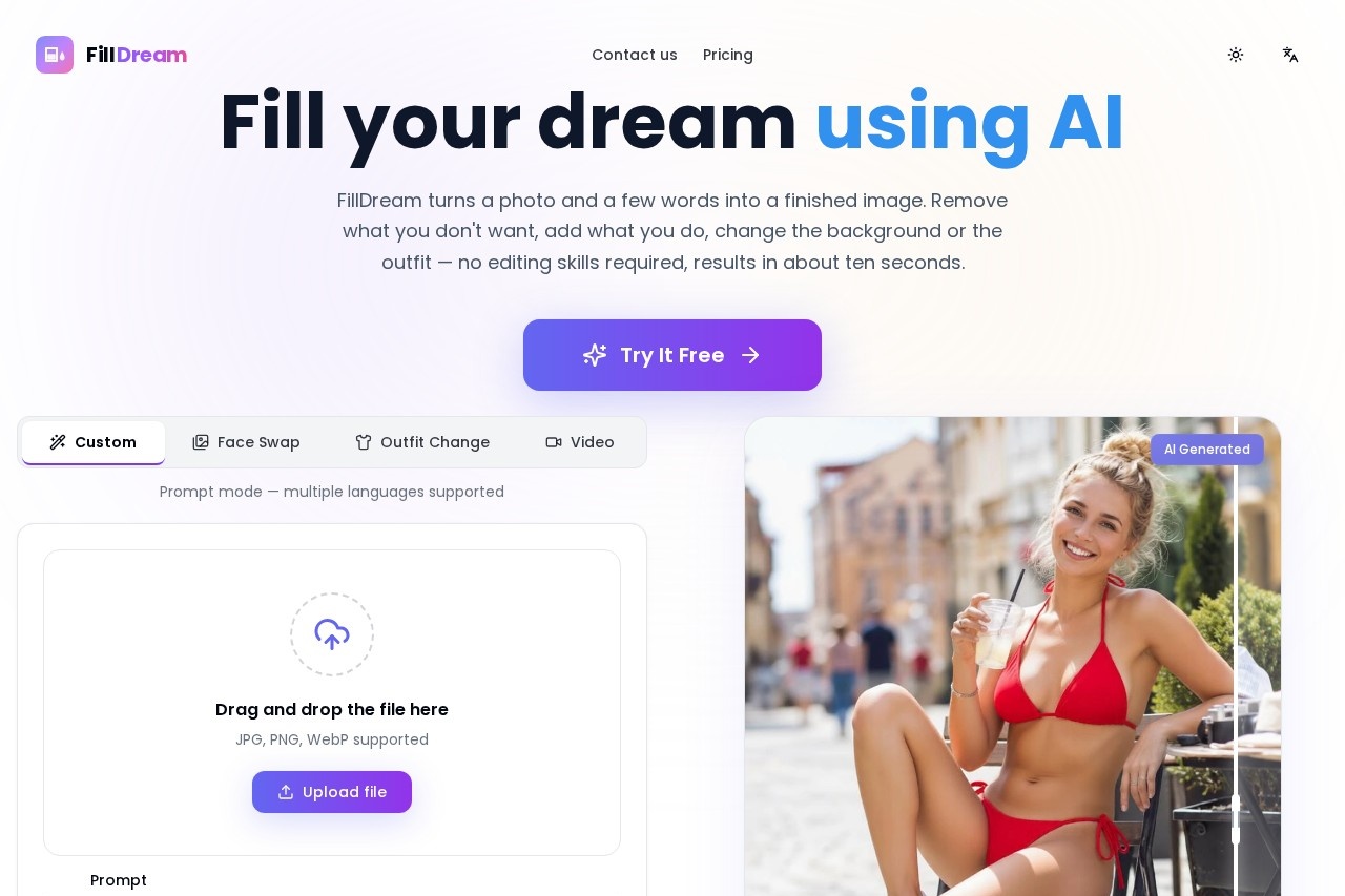 FillDream screenshot