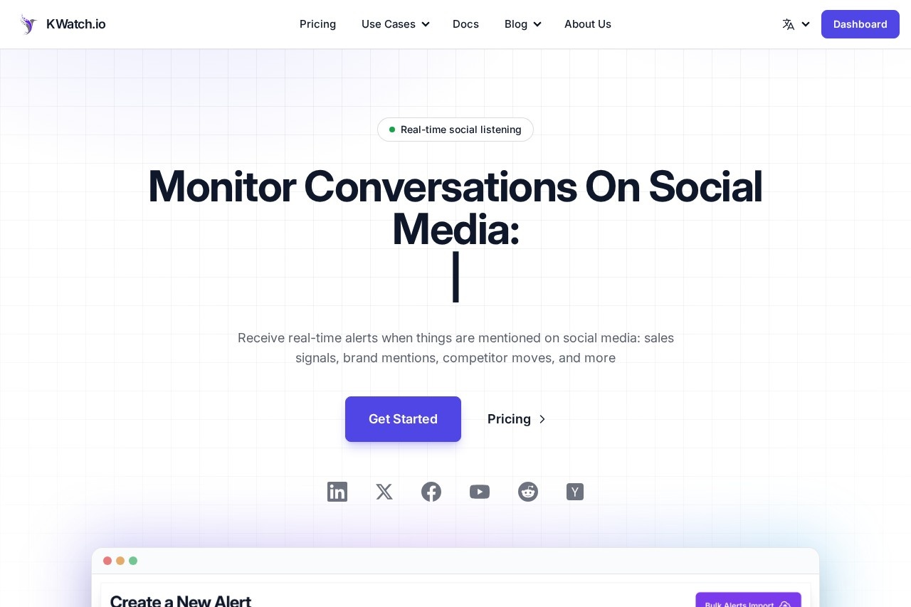 KWatch.io screenshot