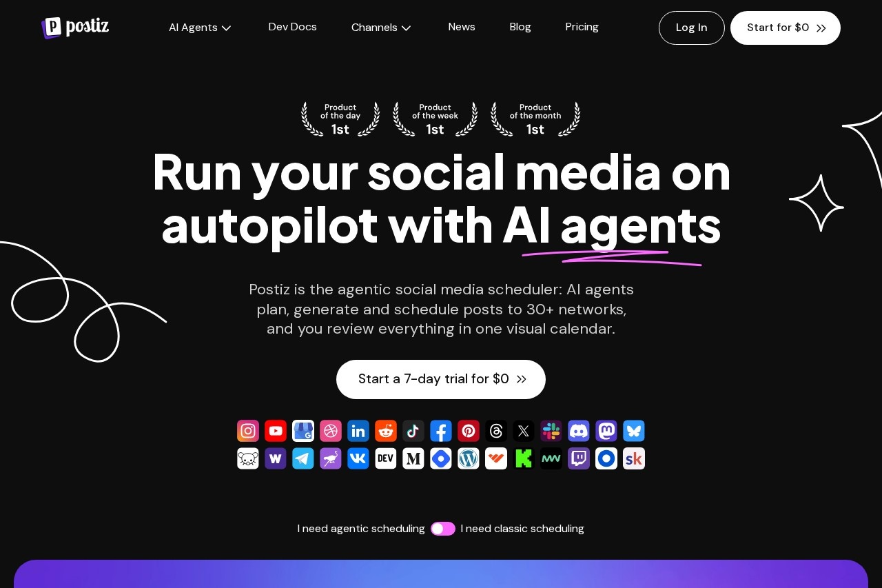 Postiz screenshot
