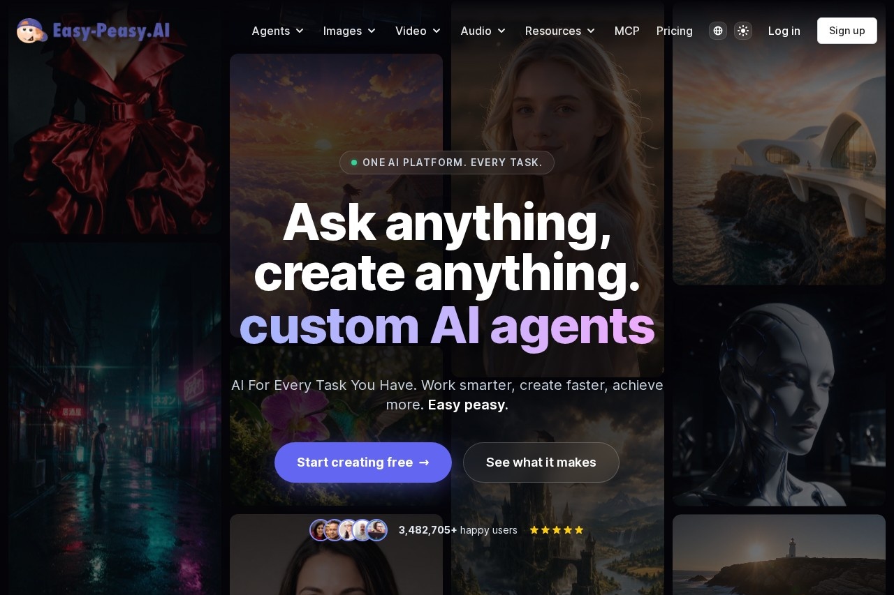 Easy-Peasy.AI screenshot