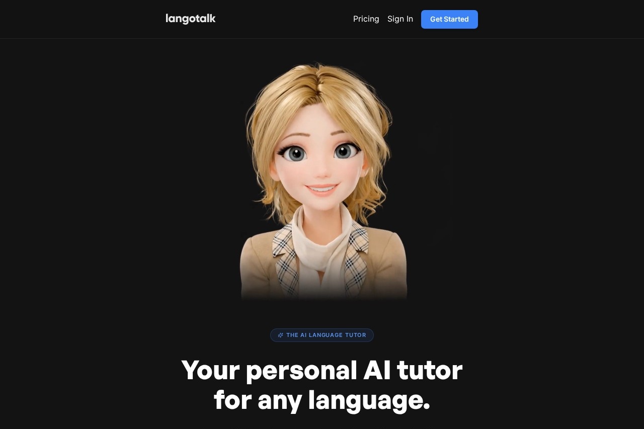 Langotalk screenshot