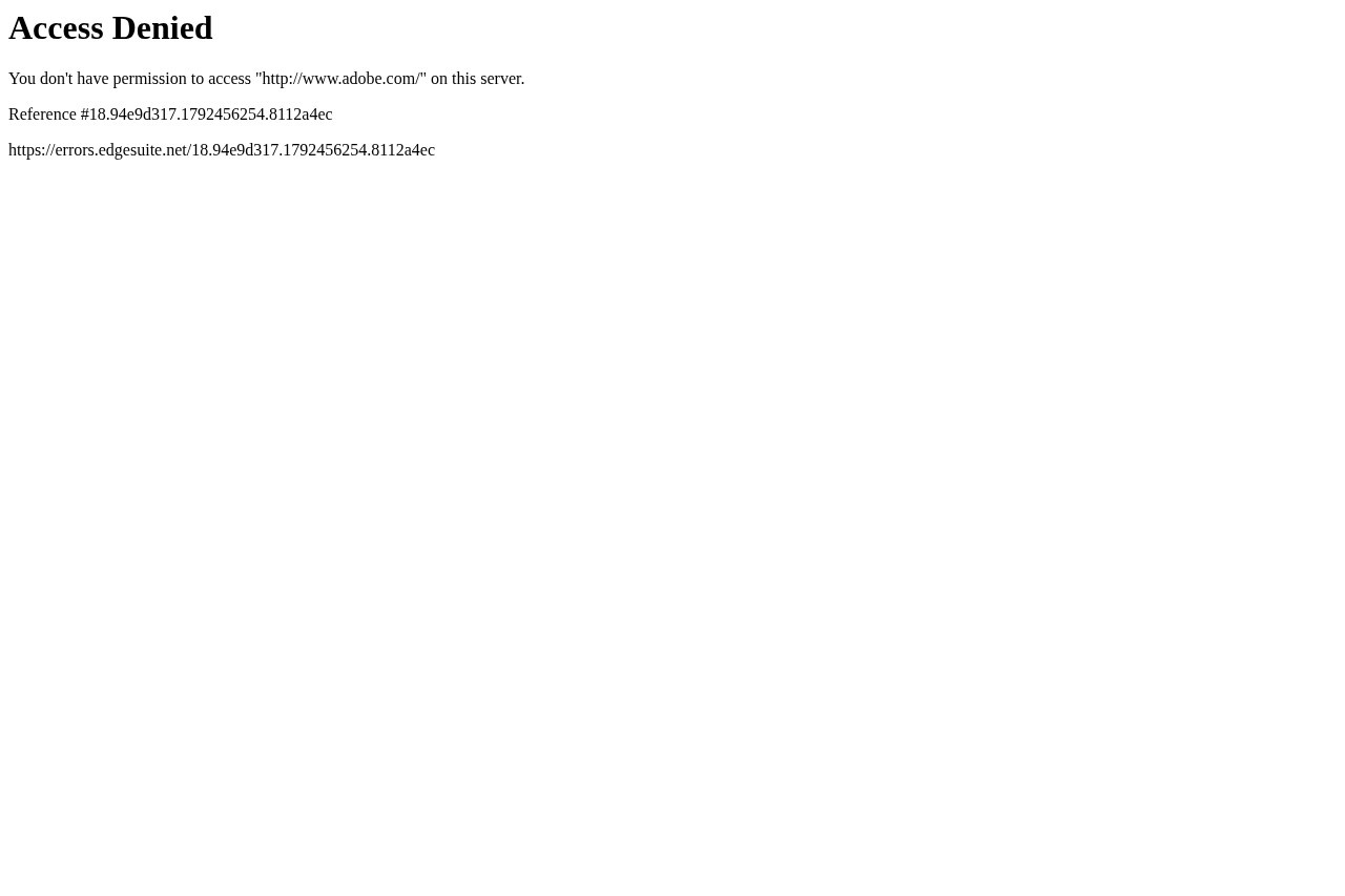 Adobe screenshot