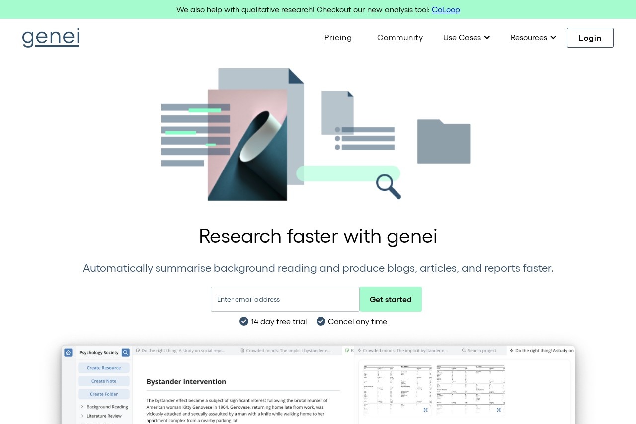 genei screenshot