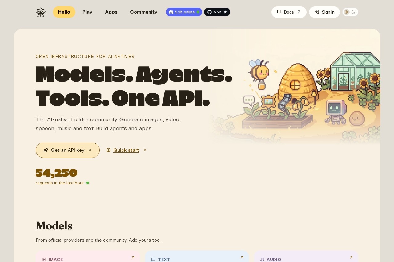 Pollinations screenshot