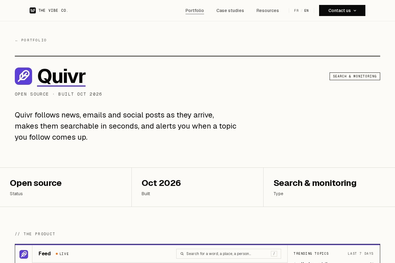 Quivr screenshot