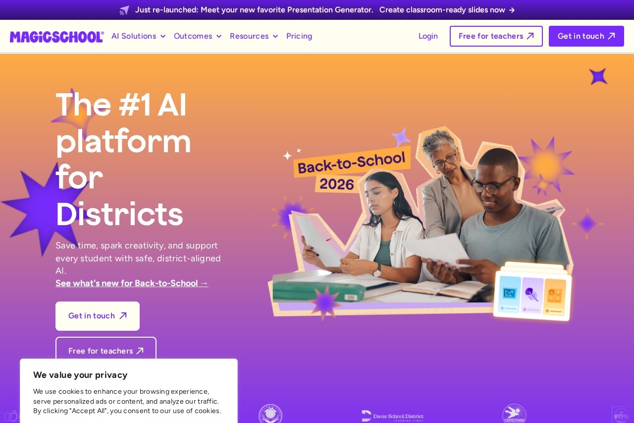 MagicSchool AI screenshot