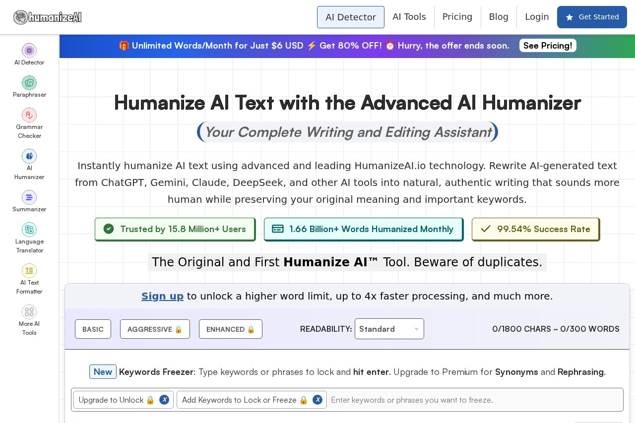 Humanize AI screenshot