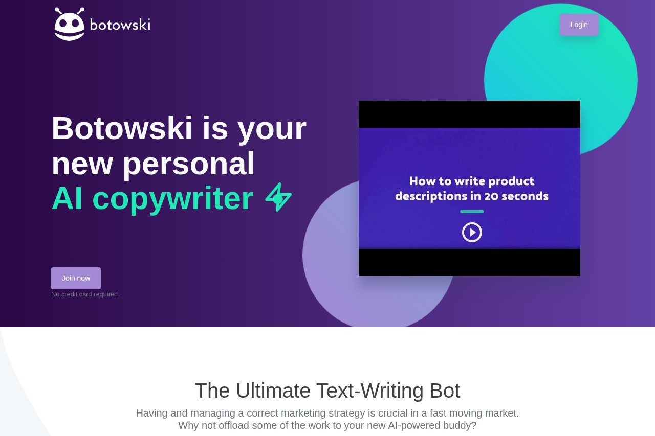 Botowski screenshot