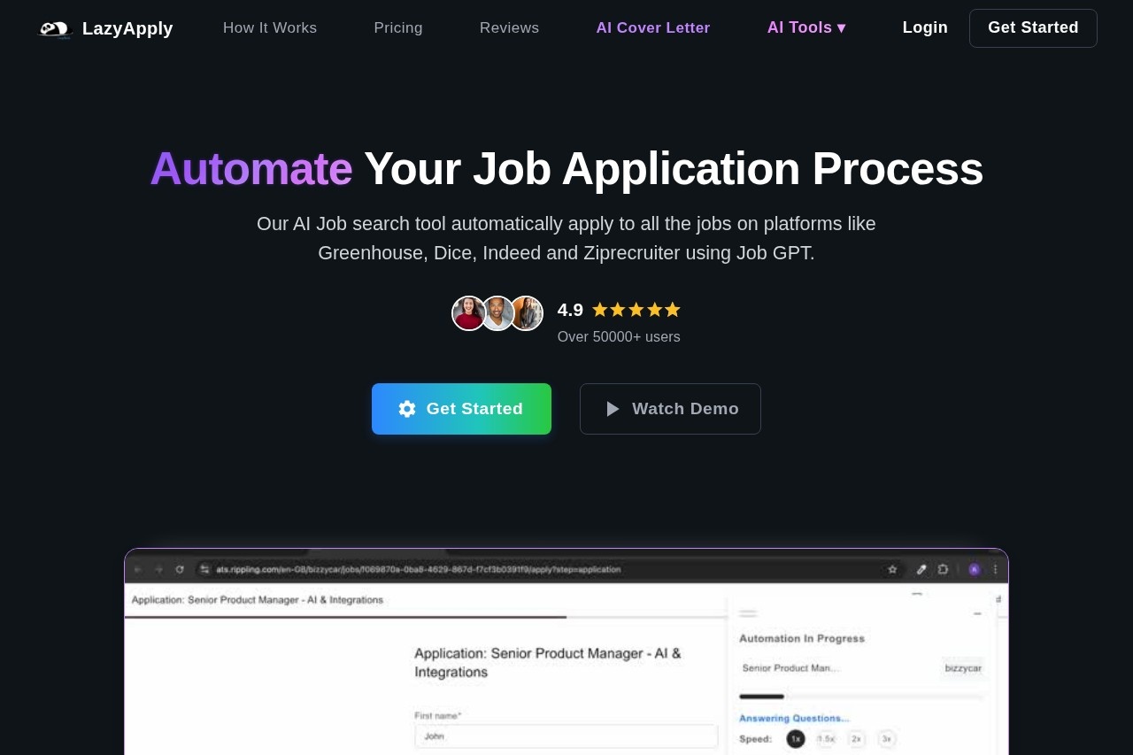 LazyApply screenshot