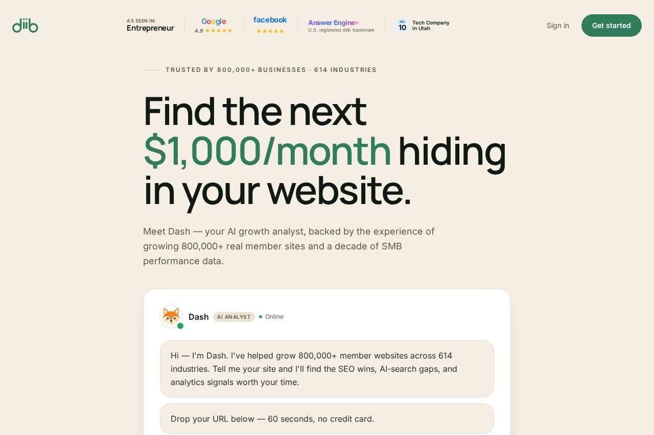 diib screenshot