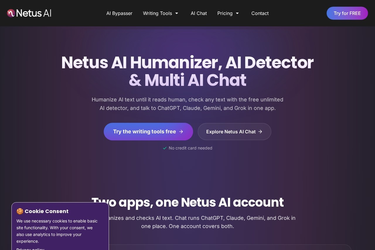 Netus AI screenshot
