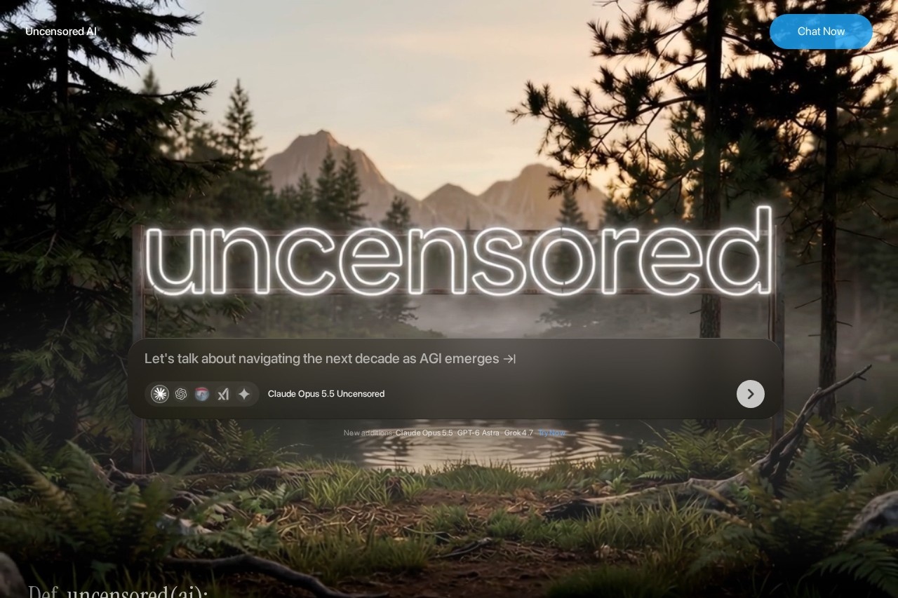 Uncensored AI screenshot