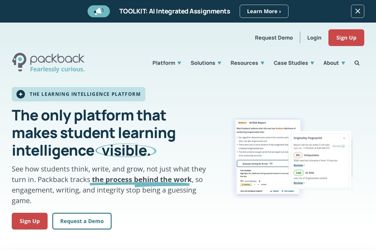 Packback screenshot