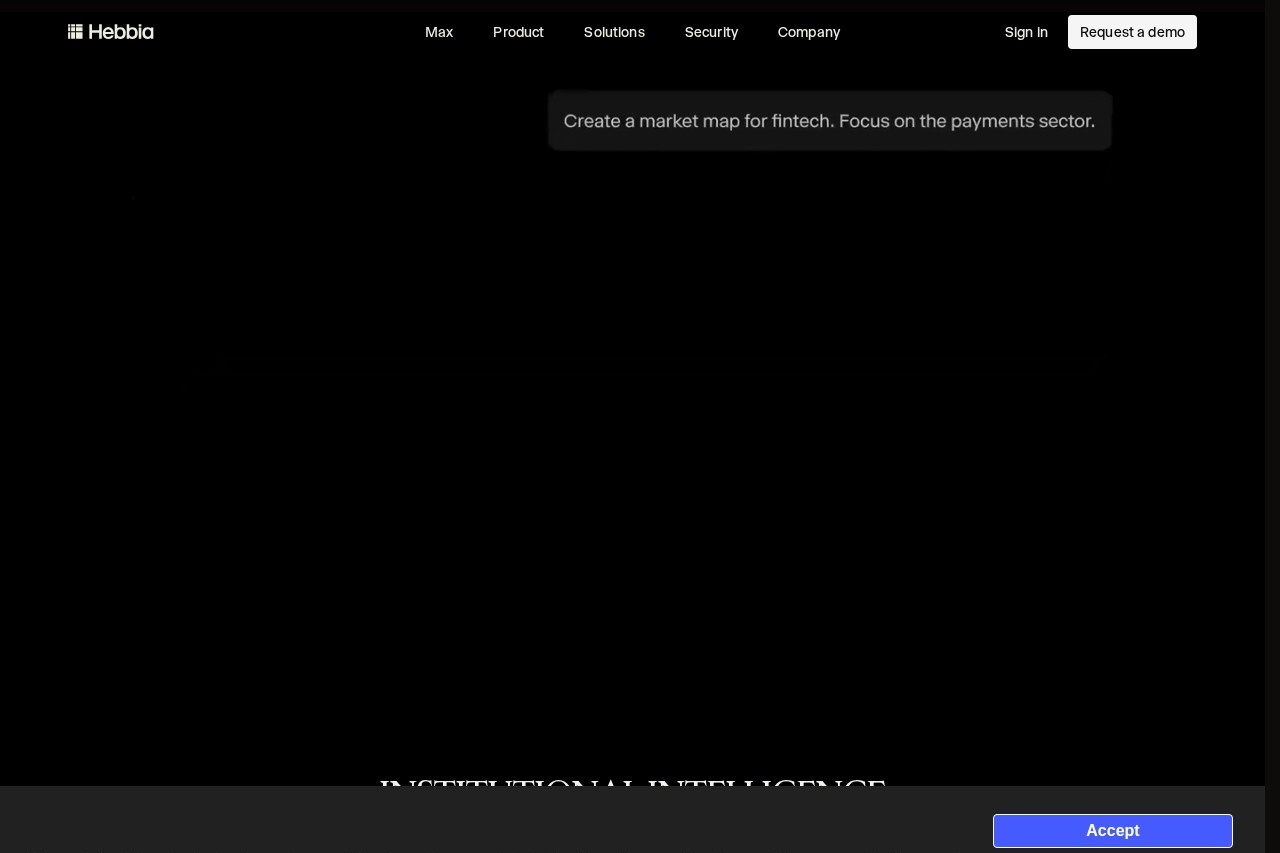 Hebbia screenshot